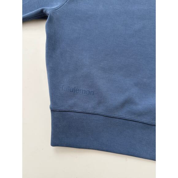 Lululemon blue perfectly oversized cropped crewneck - size 4 - Picture 4 of 5